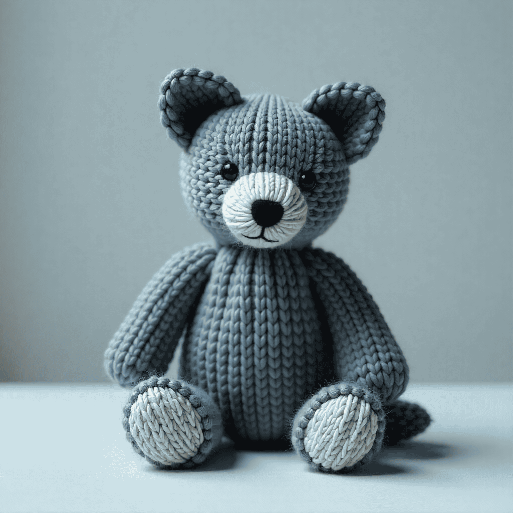 Cute fabric wolf toy from Uniquelovegift